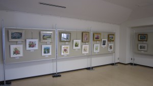 「和紙ちぎり絵展」