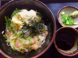 鯛天ぶっかけうどん