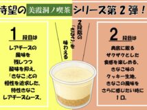 【美霞洞ノ喫茶】きなこのレアチーズムースケーキ